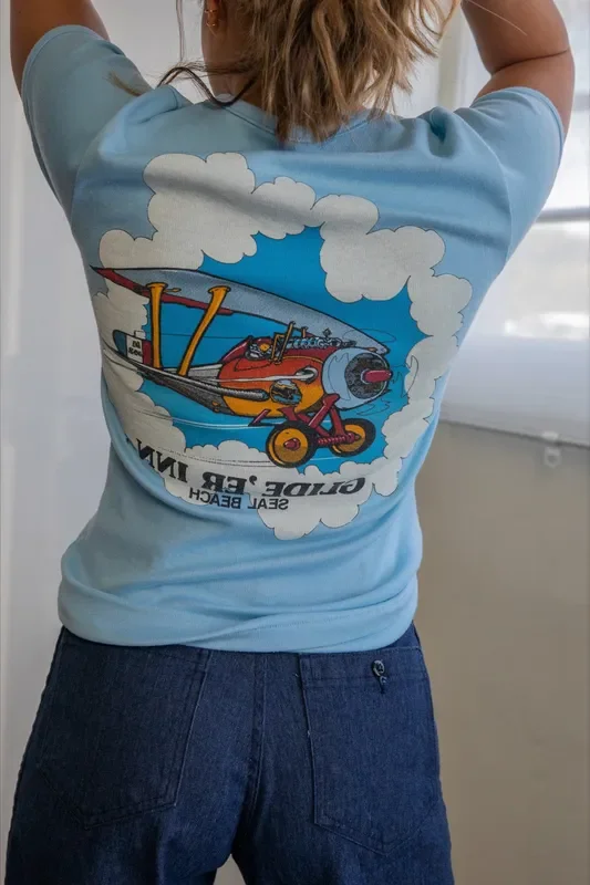 1970’s Glide’er Inn Seal Beach Tee