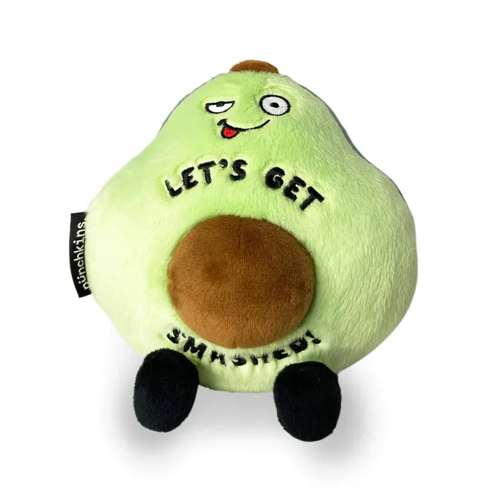 “Let’s Get Smashed” Plush Avocado