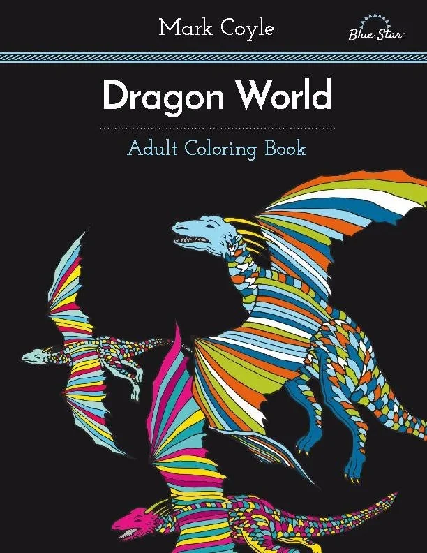 Adult Coloring Book: Dragon World