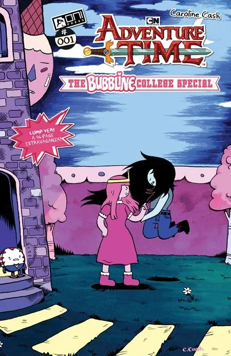 ADVENTURE TIME (2025) THE BUBBLINE COLLEGE SPECIAL # 1 (ONE SHOT) CVR A CAROLINE CASH (SCHD: 8/20/2025)