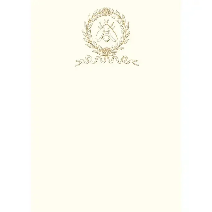 Alexa Pulitzer A6 Empire Bee Note Card with Plain Envelope (10ct.)