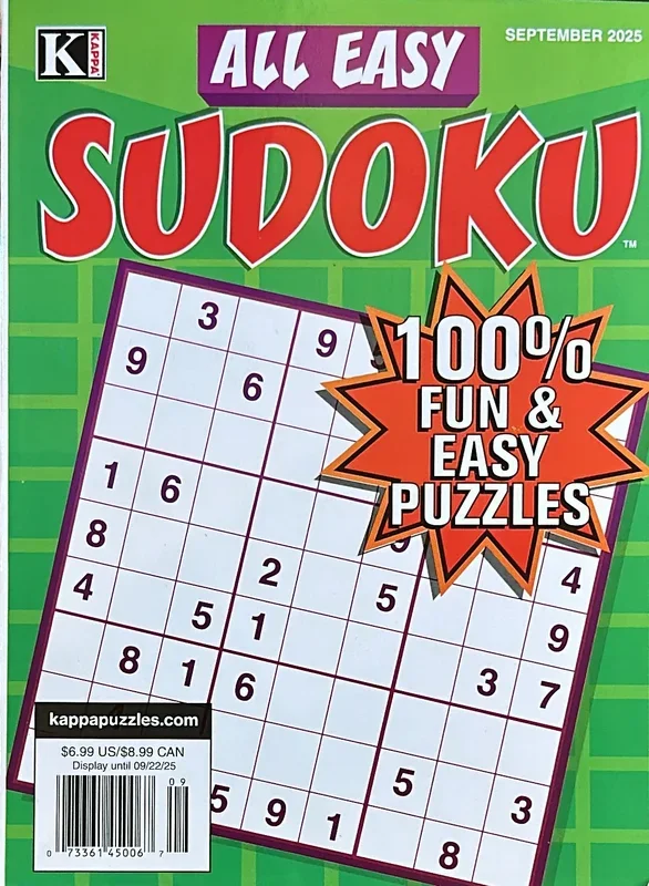 All Easy Sudoku Magazine