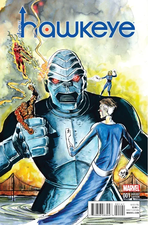 ALL NEW HAWKEYE #1 LIMIRE KIRBY MONSTER VAR