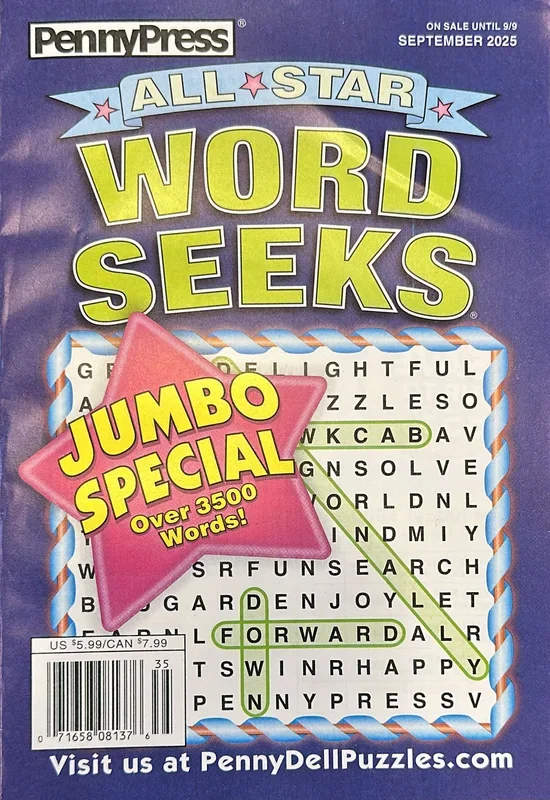 All Star Word Seeks Magazine