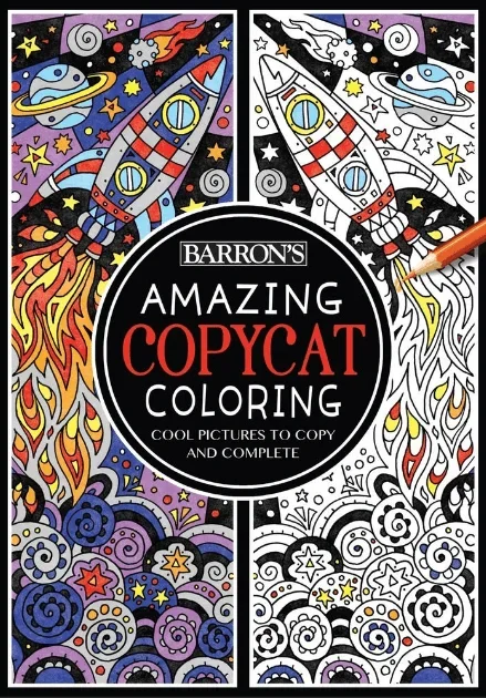 Amazing Copycat Coloring: Cool Pictures to Copy and Complete
