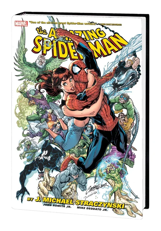AMAZING SPIDER-MAN BY J MICHAEL STRACZYNSKI OMNIBUS Volume 1 HC Marvel Comics – Very Good