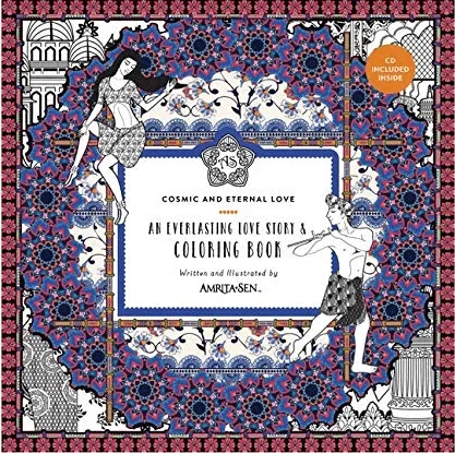 Amrita Sen Cosmic and Eternal Love Coloring Book