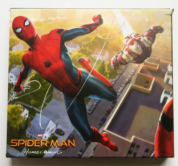 Art of Spider-Man Homecoming Damaged HC Marvel Studios Graphic Novel Comic Book – Acceptable