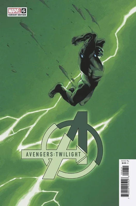 AVENGERS TWILIGHT #6 DECLAN SHALVEY LIGHTNING BOLT VAR MARVEL COMICS (1D052824)