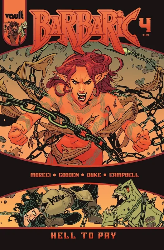 BARBARIC HELL TO PAY #4 CVR A GOODEN VAULT COMICS (MAR23) (B327)