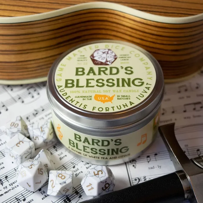 Bard’s Blessing Gaming Candle