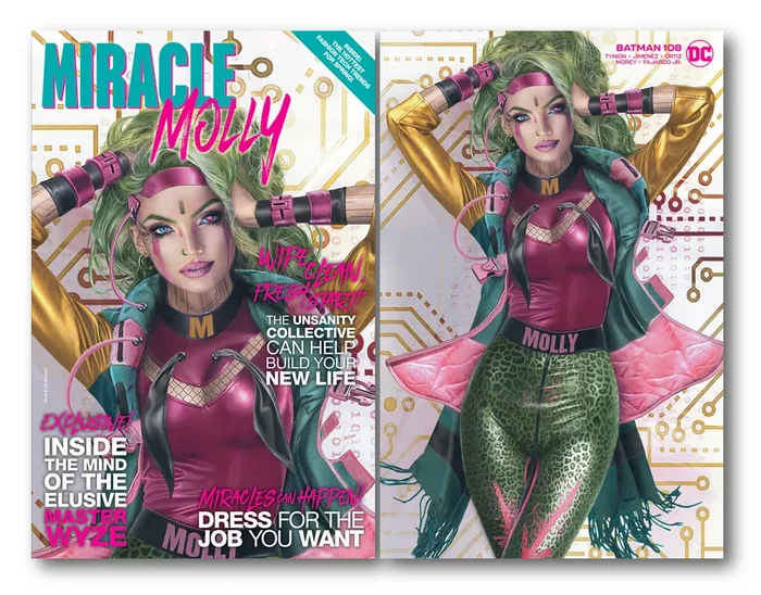 BATMAN #108 NATALI SANDERS VARIANT OPTIONS