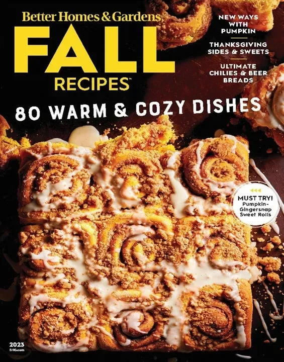 Better Homes & Gardens Fall Recipes Magazine