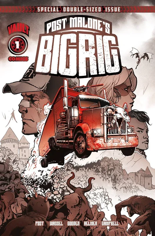 BIG RIG #1 Post Malone VAULT COMICS (3C071525)