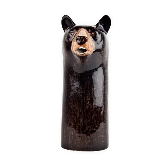 Black Bear Water Jug – Quail Ceramics
