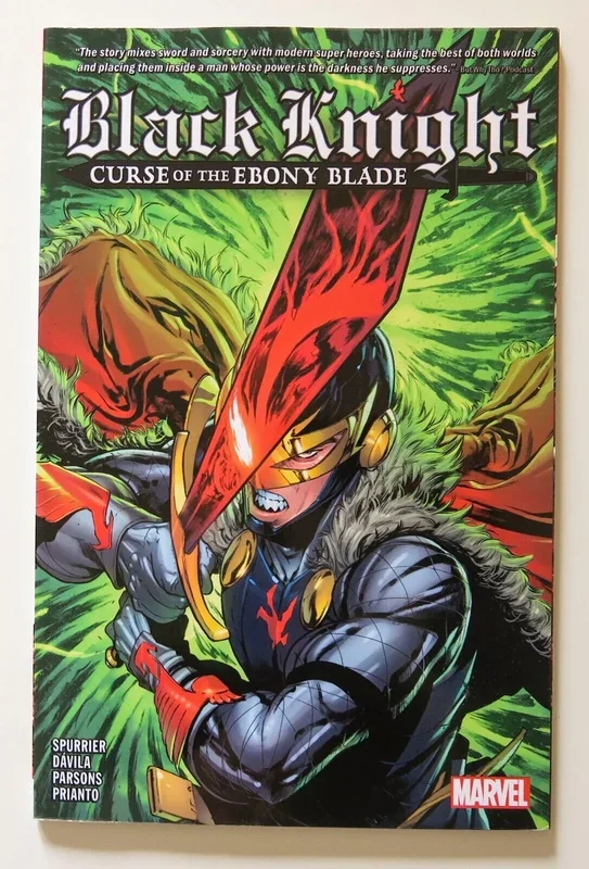 Black Knight Curse of the Ebony Blade Marvel Graphic Novel Comic Book – Very Good