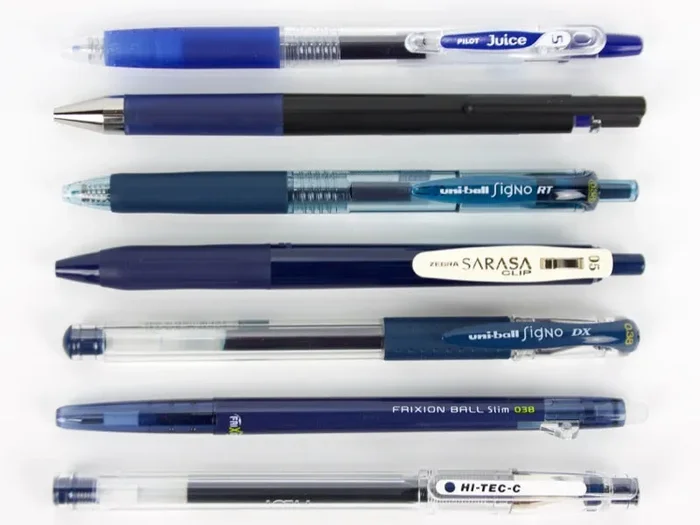 Blue Black Pen Sampler Set