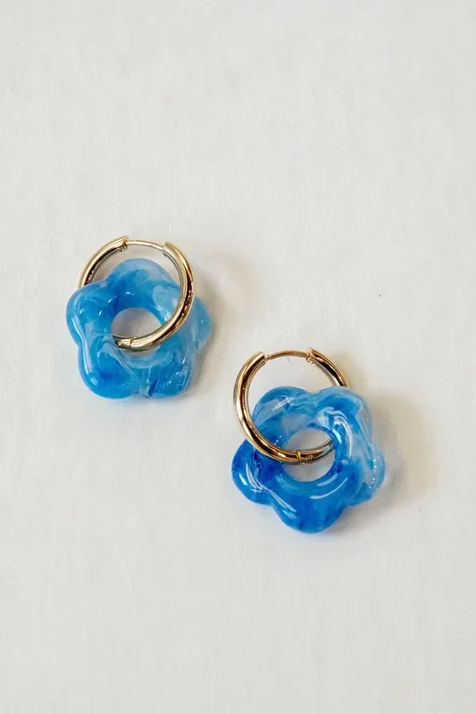 Blue Goodies Hoops
