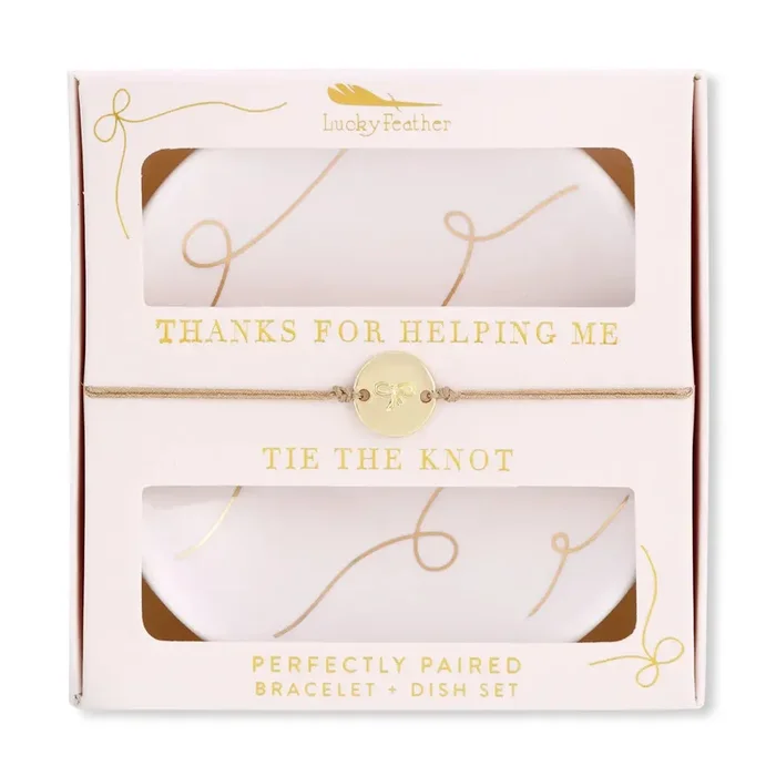 Bridesmaid Bracelet + Dish Set