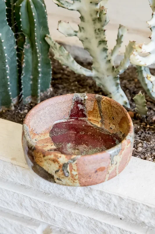 Brown Glazed Catch All Bowl