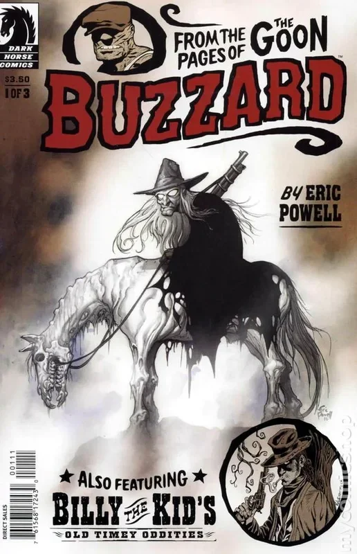 Buzzard (2010 Dark Horse) #1-3 Complete Set!