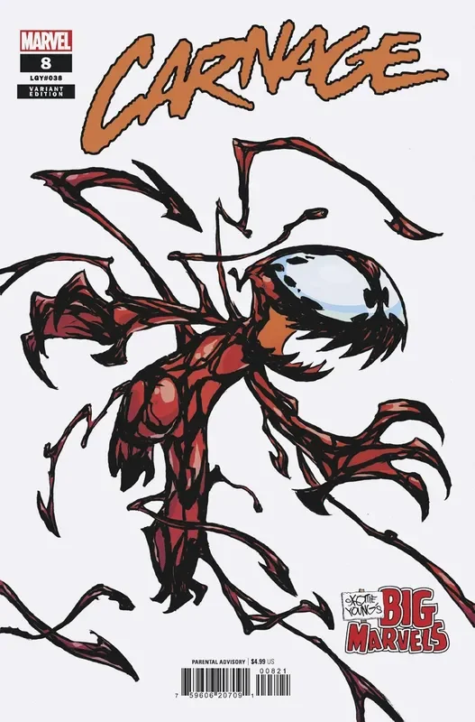 Carnage #8 Skottie Young’S Big Marvel Variant