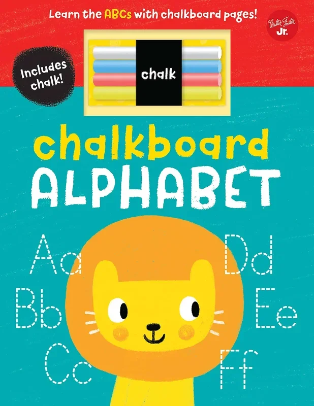 Chalkboard Alphabet: Learn the ABCs with chalkboard pages!