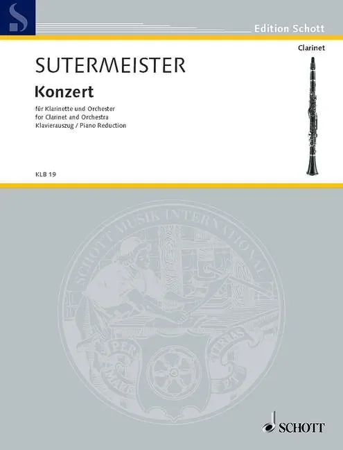 Clarinet Concerto – Piano Score and Solo Part