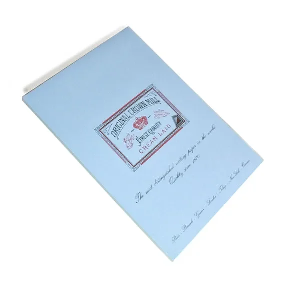 Classic Laid 50 Sheet Writing Pad-A4 | Original Crown Mill