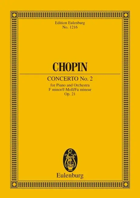 Concerto No. 2 F minor – Full Score