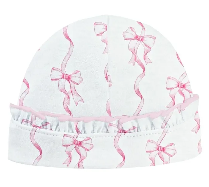 Coquette Bows Hat w/Ruffle