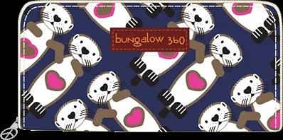 Cotton Canvas Zip Wallet