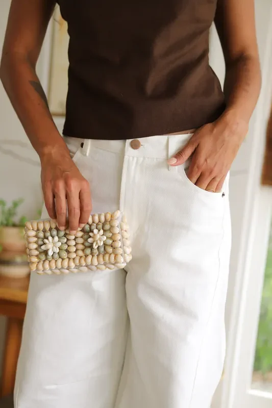 Cowrie Shell Clutch