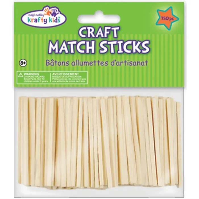 Craft Match Sticks Natural 2″ 750/Pkg