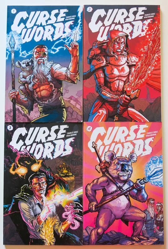 Curse Words Vol. 1 2 3 & 4 Image Graphic Novel Comic Book Lot of 4 – Very Good