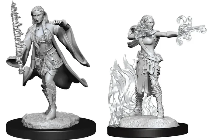 D&D Nolzur’s Marvelous Miniatures: Multiclass Warlock + Sorcerer (Female)