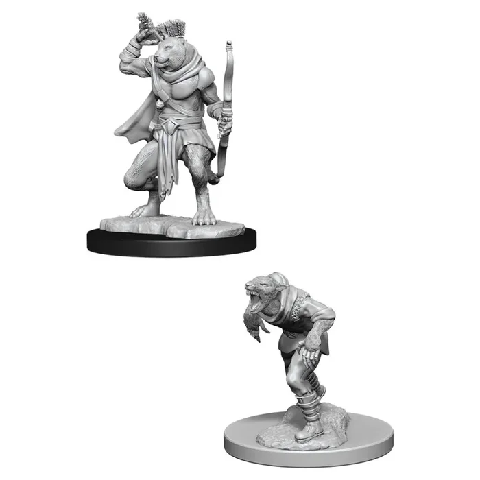 D&D Nolzur’s Marvelous Miniatures: Wererat & Weretiger