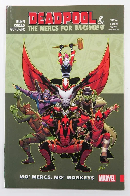 Deadpool & The Mercs for Money Mo Monkeys Vol. 1 Marvel Graphic Novel Comic Book – Very Good