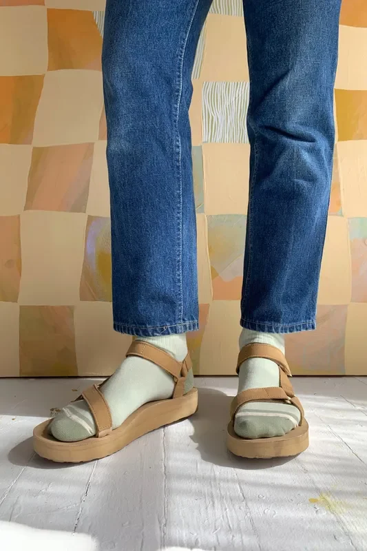 Desert Sand Midform Leather Sandal