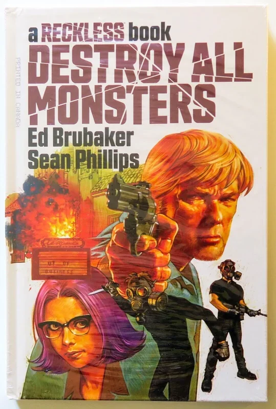 Destroy All Monsters Ed Brubaker Sean Phillips HC Image Graphic Novel Comic Book – Very Good