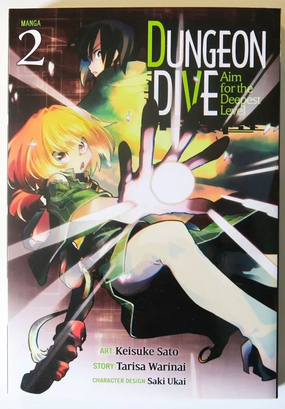 Dungeon Dive Aim For The Deepest Level 2 NEW Seven Seas Manga Novel Comic Book