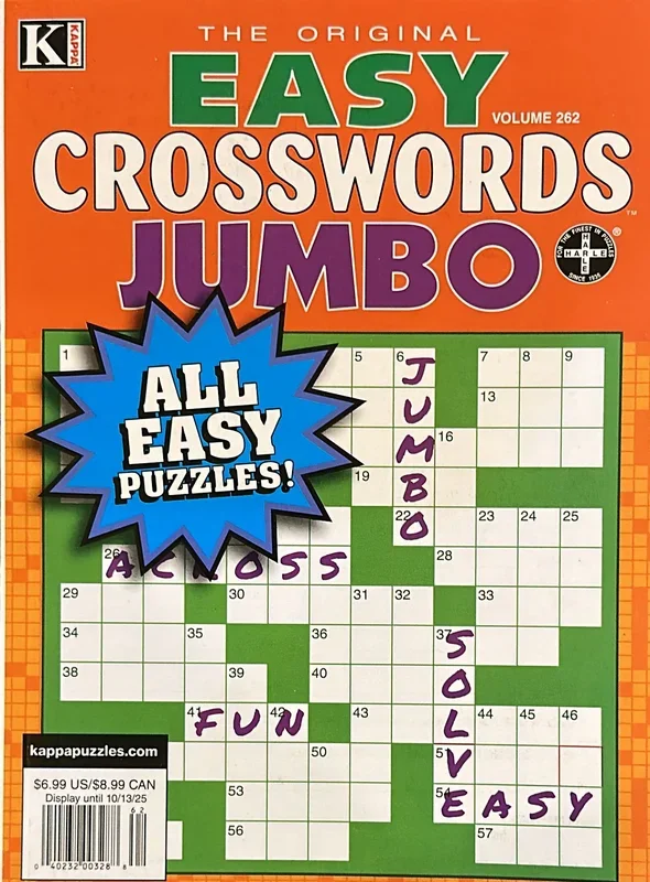 Easy Crosswords Jumbo Magazine