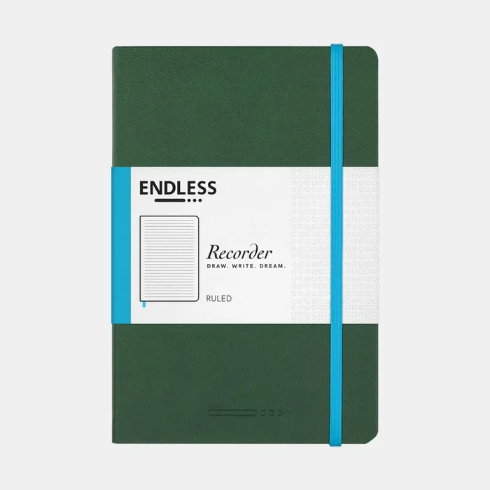 Endless Recorder A5 Notebook – Forest Canopy