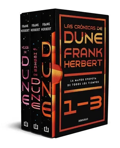 Estuche Las crónicas de Dune: Dune, El mesías de Dune e Hijos de dune