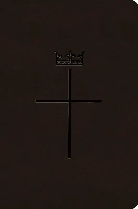 ESV Value Compact Bible (TruTone, Deep Brown, Royal Cross Design)