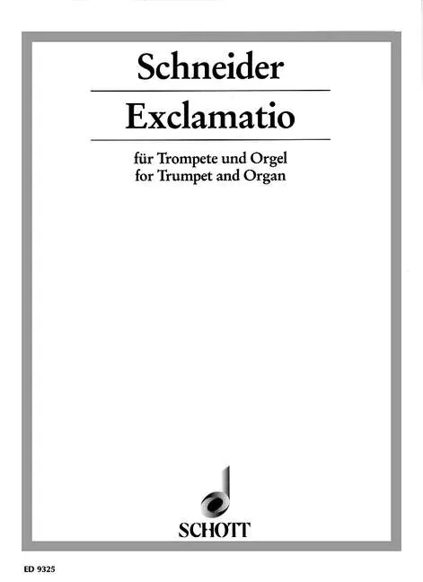 Exclamatio – Performing Score
