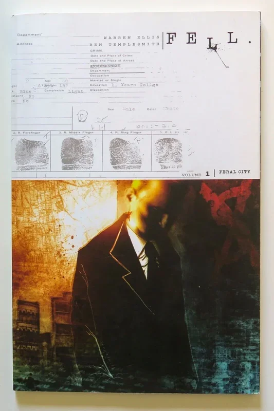 Fell Vol. 1 Feral City Image Graphic Novel Comic Book – Very Good