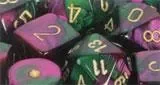 Gemini 3: 12mm D6 Green Purple Gold/Black (36)