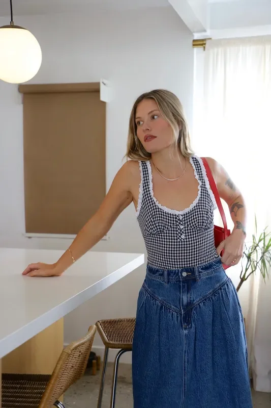 Gingham Cassie Bodysuit