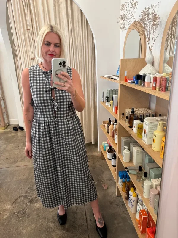 Gingham Prelith Dress